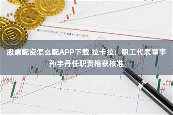 股票配资怎么配APP下载 拉卡拉:职工代表董事孙宇丹任职资格获核准