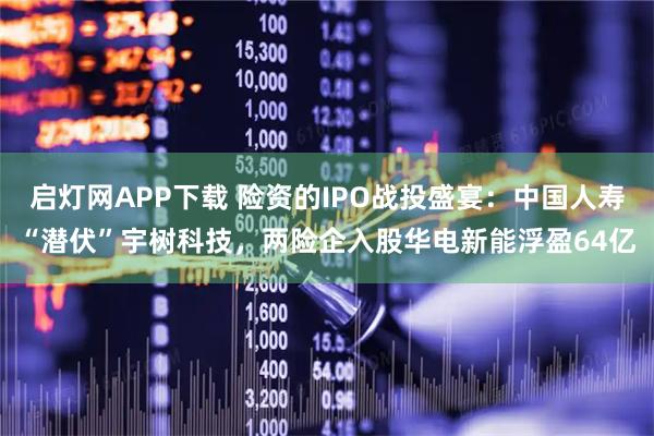 启灯网APP下载 险资的IPO战投盛宴：中国人寿“潜伏”宇树科技，两险企入股华电新能浮盈64亿